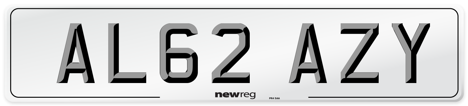 AL62 AZY Number Plate from New Reg